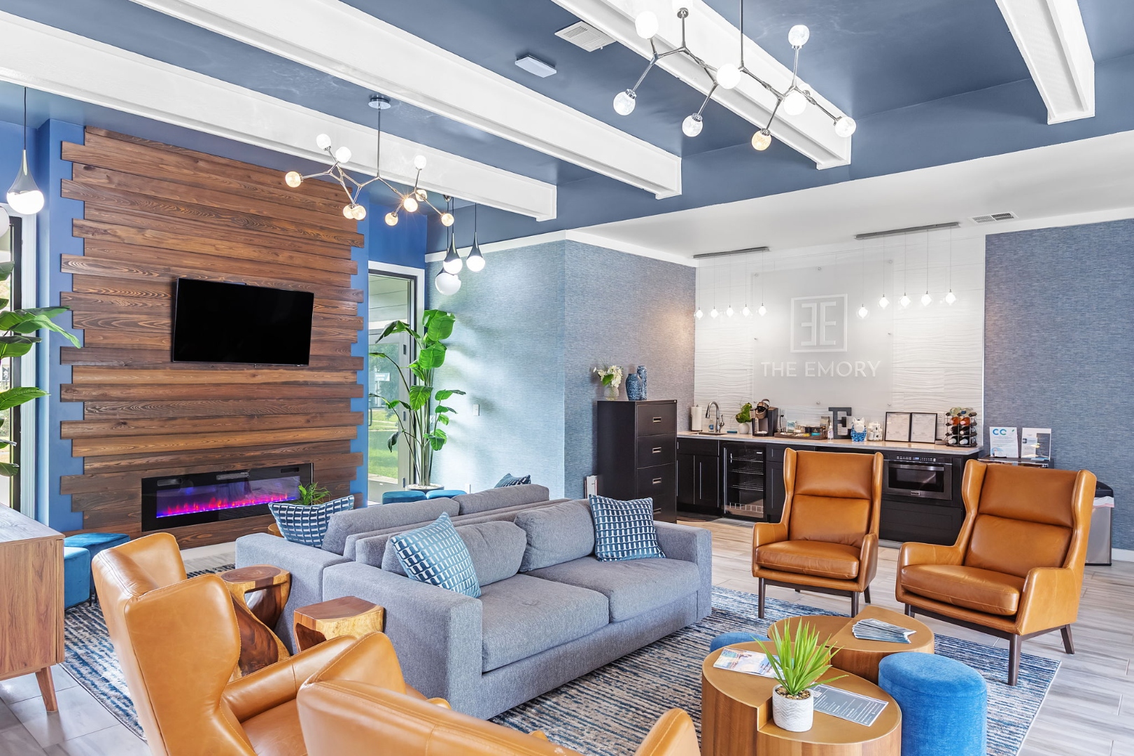 Leasing office at The Emory